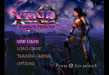 Xena: Warrior Princess Title Screen